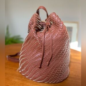 Deux Lux Brown Weave Bag